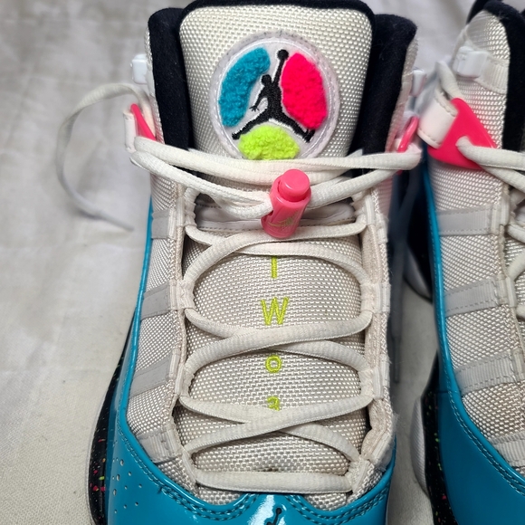 2019 Jordan 6 Rings Blue Fury Cyber size 8  Hightop - Picture 15 of 16